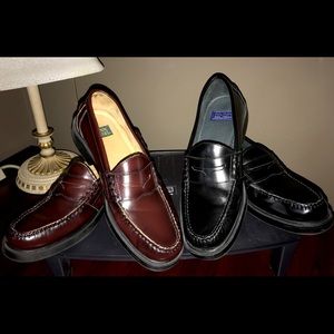 2 Pairs Nunn Bush Lincoln Penny Loafers, 10.5M